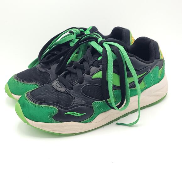 Saucony Grid Shadow 2 St. Patrick's Day green black men's size 9